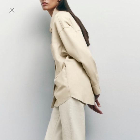 Zara faux suede shacket - Picture 6 of 6